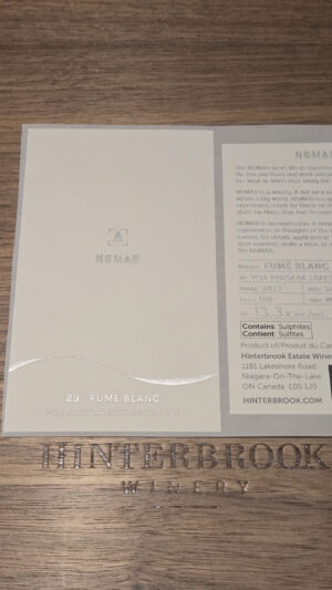 2023 NOMAD Fume Blanc Pre-Release (A Case of 12 Bottles)