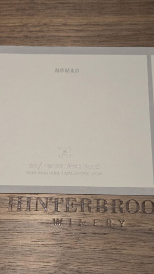 2025 NOMAD Pinot Noir Rose Pre-Release (A Case of 12 Bottles)