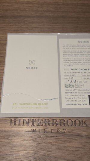 2025 NOMAD Sauvignon Blanc Pre-Release (A Case of 12 Bottles)